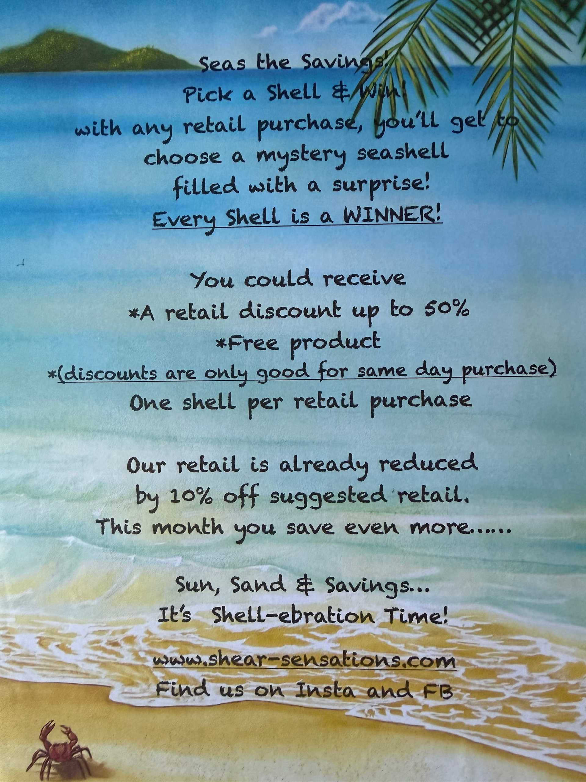 Shell savings promo: pick a shell with purchase for discounts or free offers.